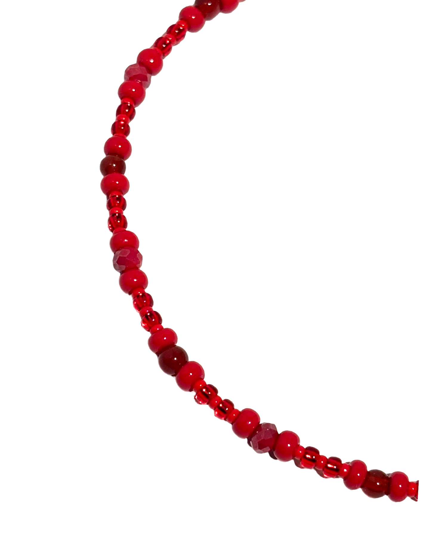 Crimson Current - Anklet w/ Carnelian Gemstones