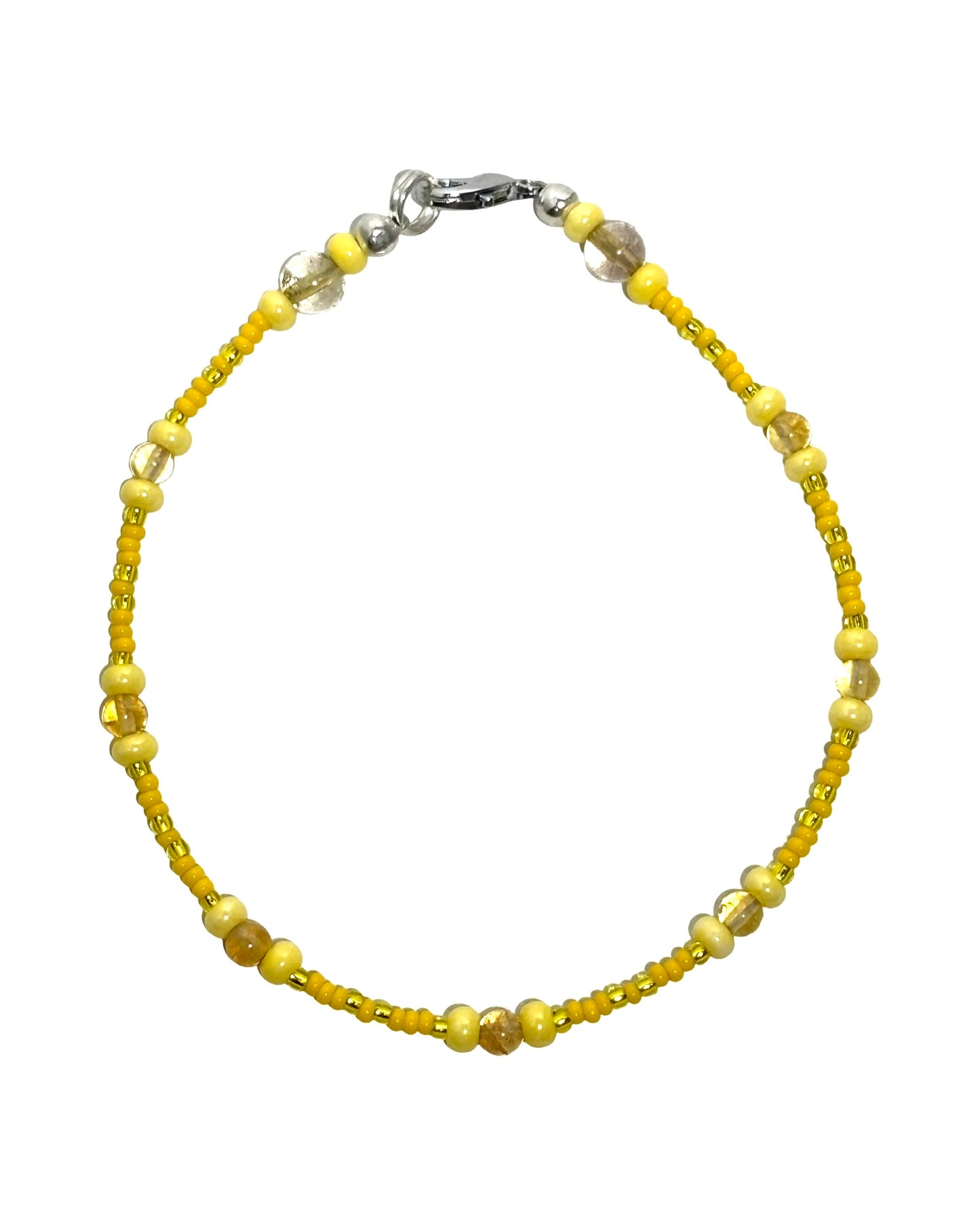 Daybreak - Anklet w/ Citrine Gemstones