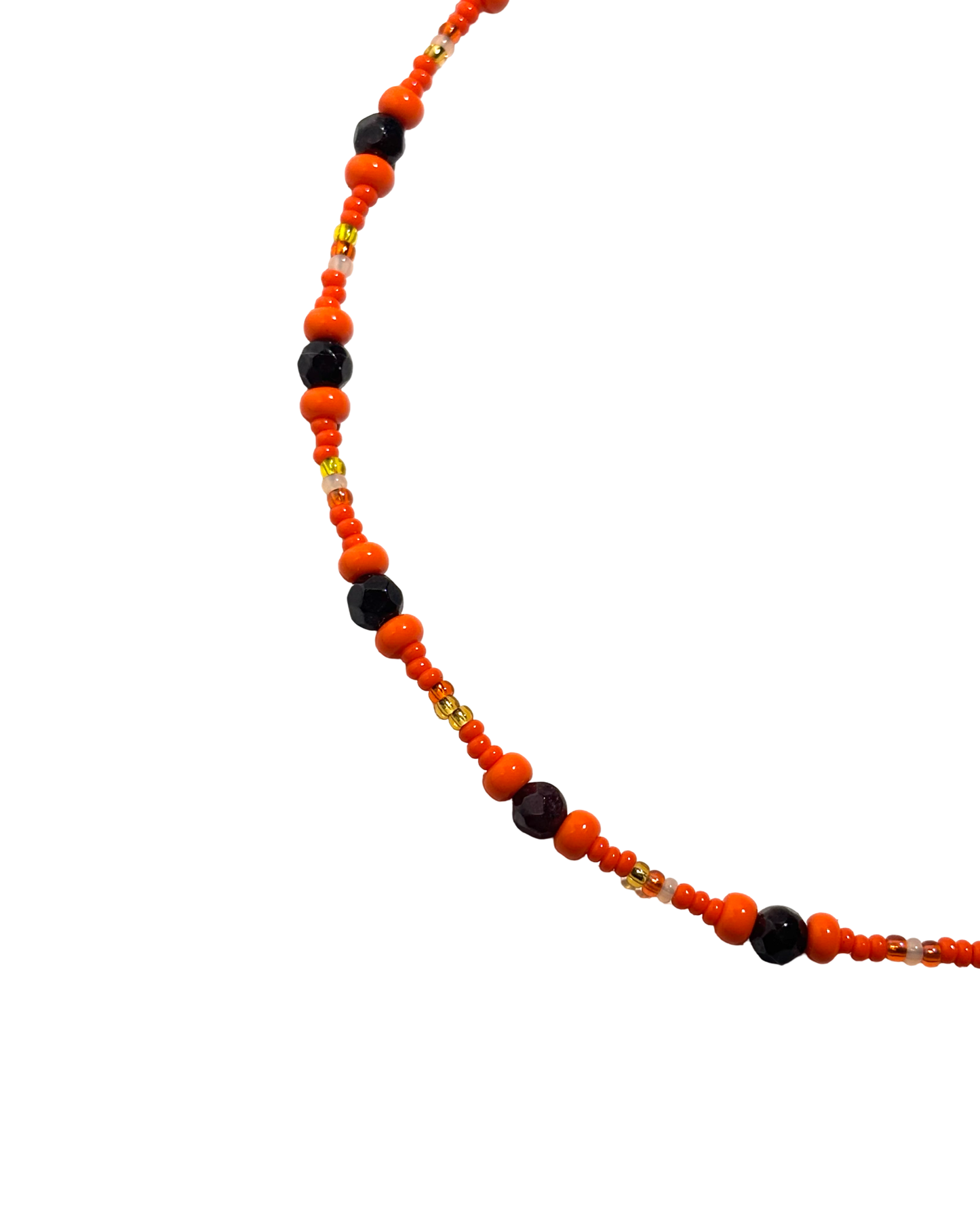 Vital Ember- Anklet w/ Faceted Garnet Gemstones