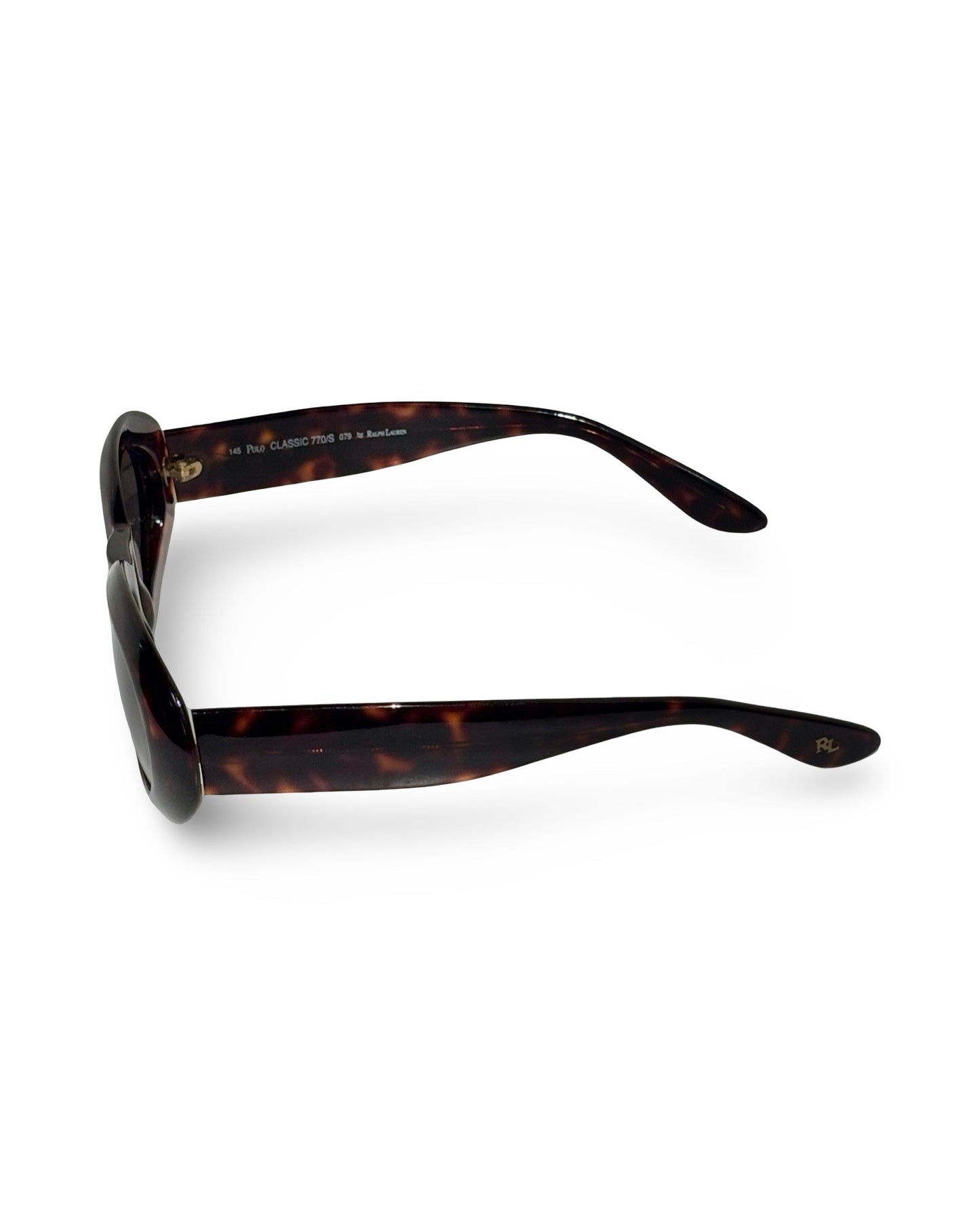 Vintage Polo by Ralph Lauren Classic 770/S 079 145 Brown Tortoise Shell "Clout Goggles" Sunglasses