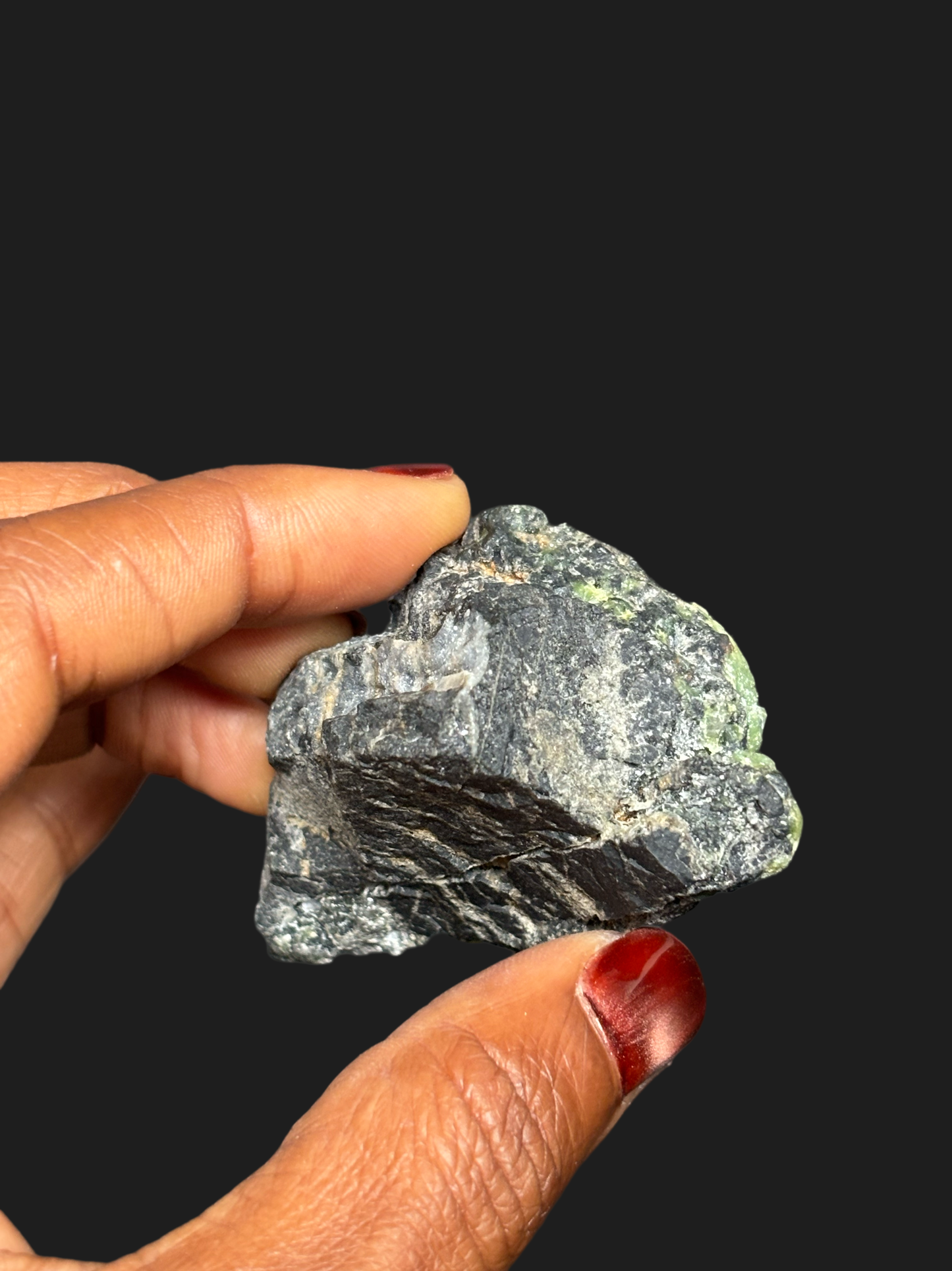 Incredible Rare Deep Green Wavellite on Novaculite Matrix – Mauldin Mountain, Arkansas