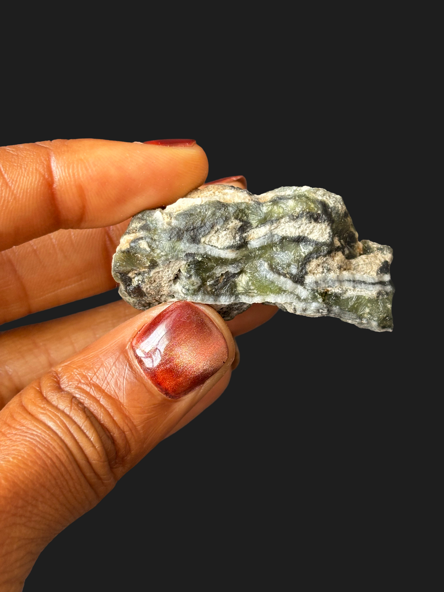 Rare Green Wavellite with Botryoidal Clusters Layered in Quartz Veins – Mauldin Mountain, Arkansas