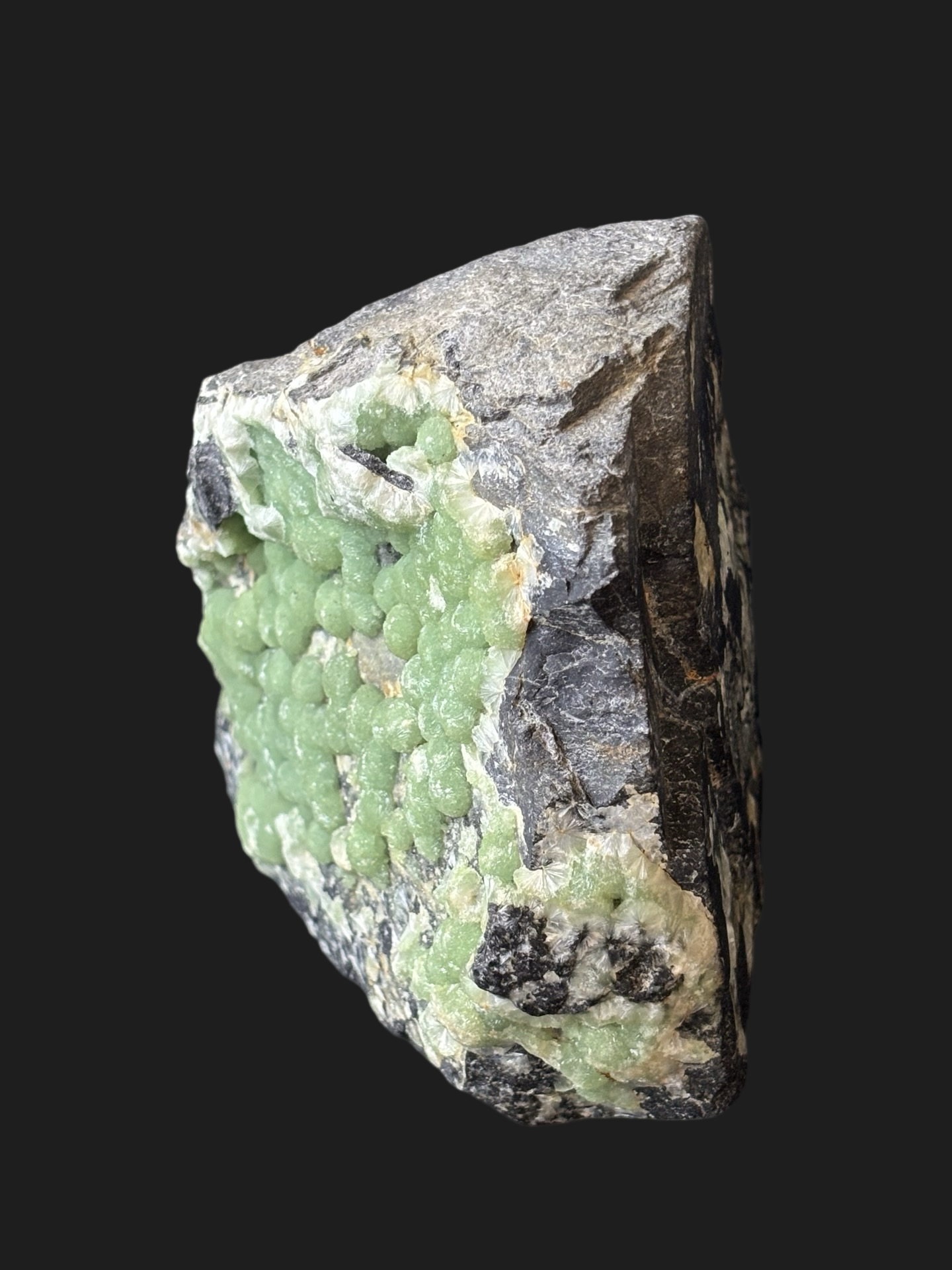 Museum-Quality Green Wavellite with Bold Shimmering Botryoidal Formations – Mauldin Mountain, Arkansas
