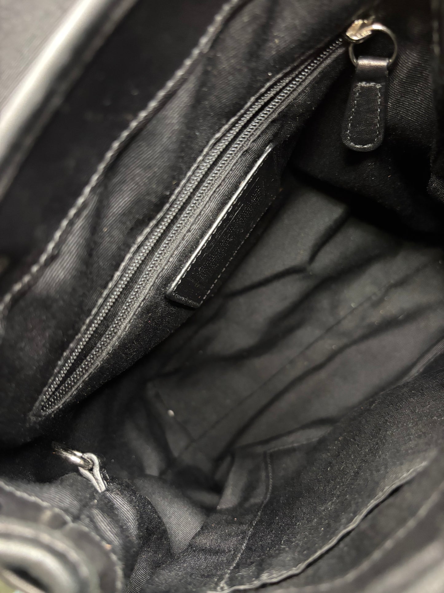 Vintage Y2K Coach 9764 Soho Mini Backpack Black Signature Monogram Canvas & Leather