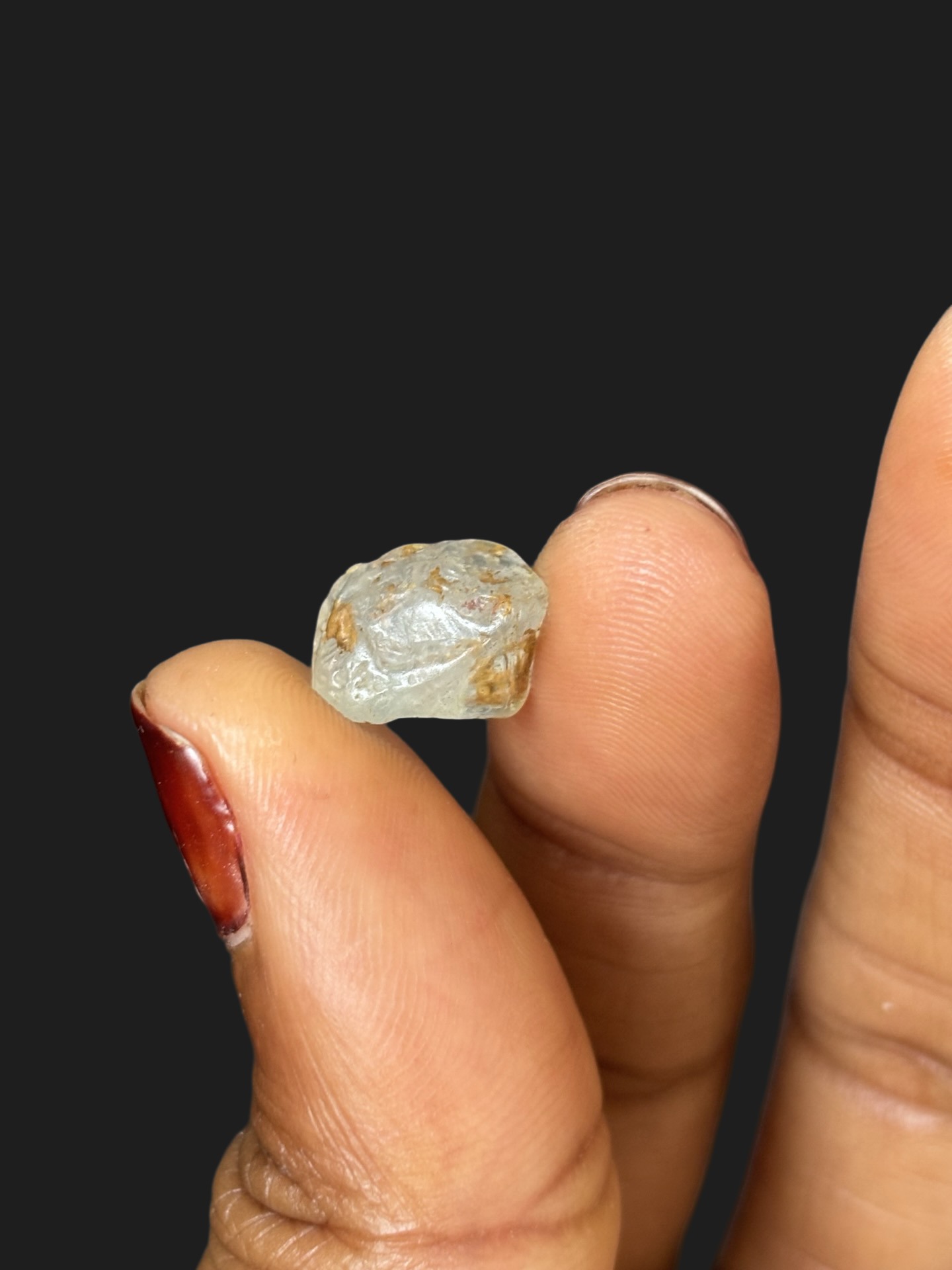 Extremely Rare 7.55ct Raw Uncut Unheated White Sapphire Facetable Gem-Quality Corundum – Cowee Valley, North Carolina