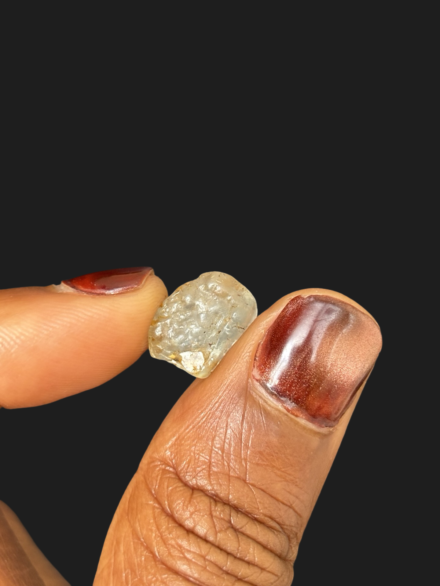 Extremely Rare 7.55ct Raw Uncut Unheated White Sapphire Facetable Gem-Quality Corundum – Cowee Valley, North Carolina
