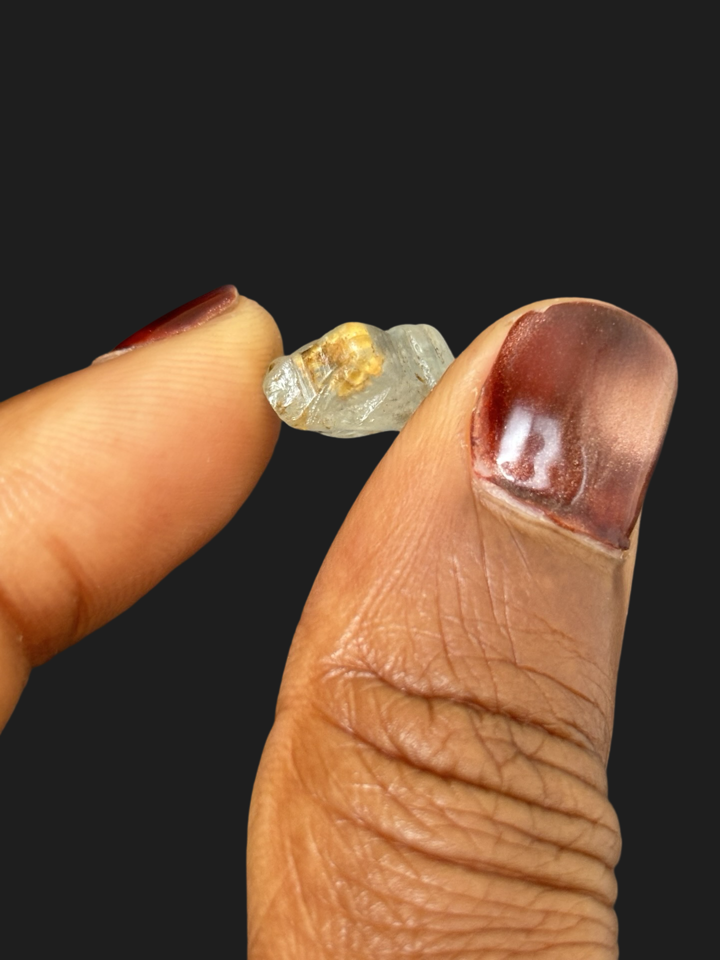 Extremely Rare 7.55ct Raw Uncut Unheated White Sapphire Facetable Gem-Quality Corundum – Cowee Valley, North Carolina