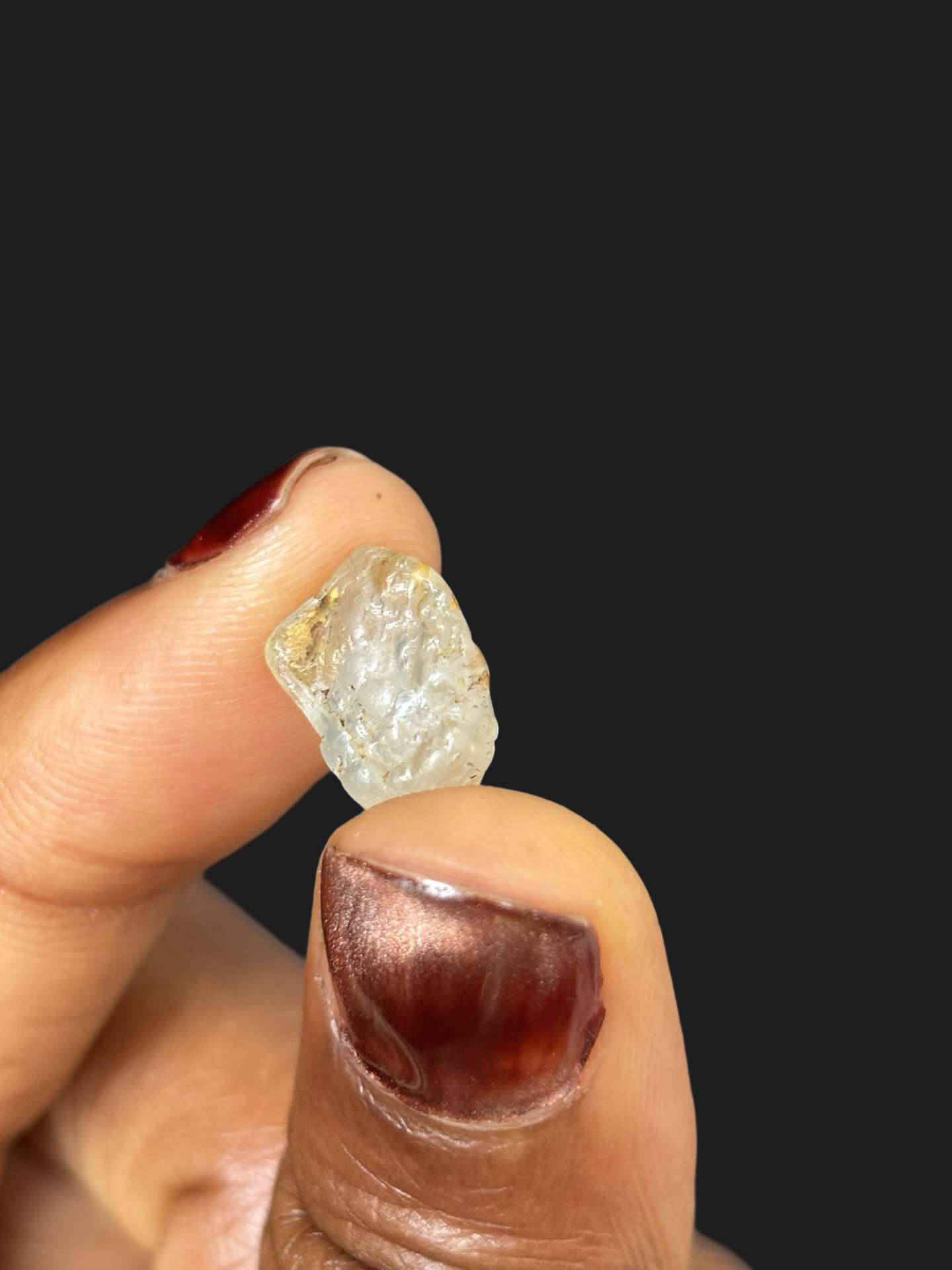 Extremely Rare 7.55ct Raw Uncut Unheated White Sapphire Facetable Gem-Quality Corundum – Cowee Valley, North Carolina
