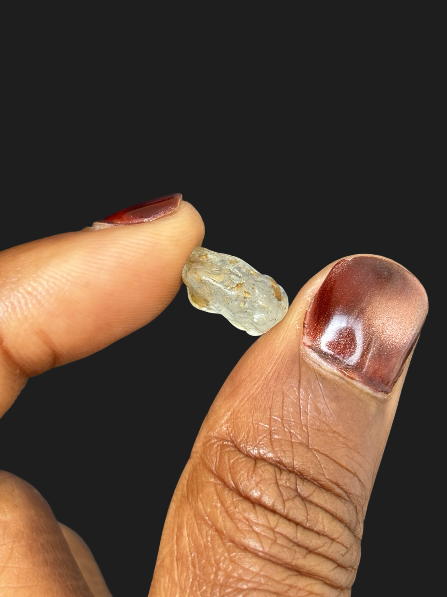 Extremely Rare 7.55ct Raw Uncut Unheated White Sapphire Facetable Gem-Quality Corundum – Cowee Valley, North Carolina