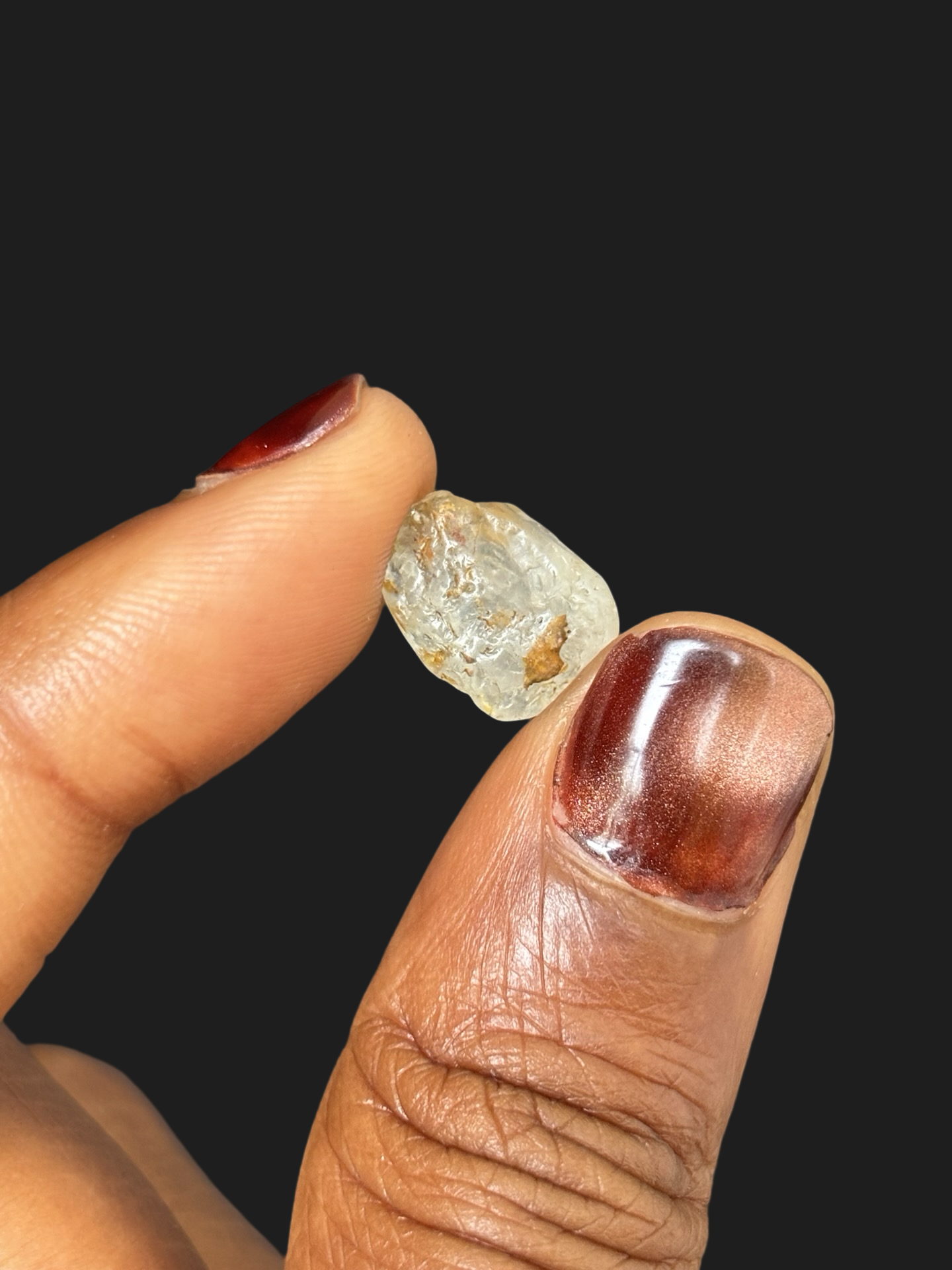 Extremely Rare 7.55ct Raw Uncut Unheated White Sapphire Facetable Gem-Quality Corundum – Cowee Valley, North Carolina
