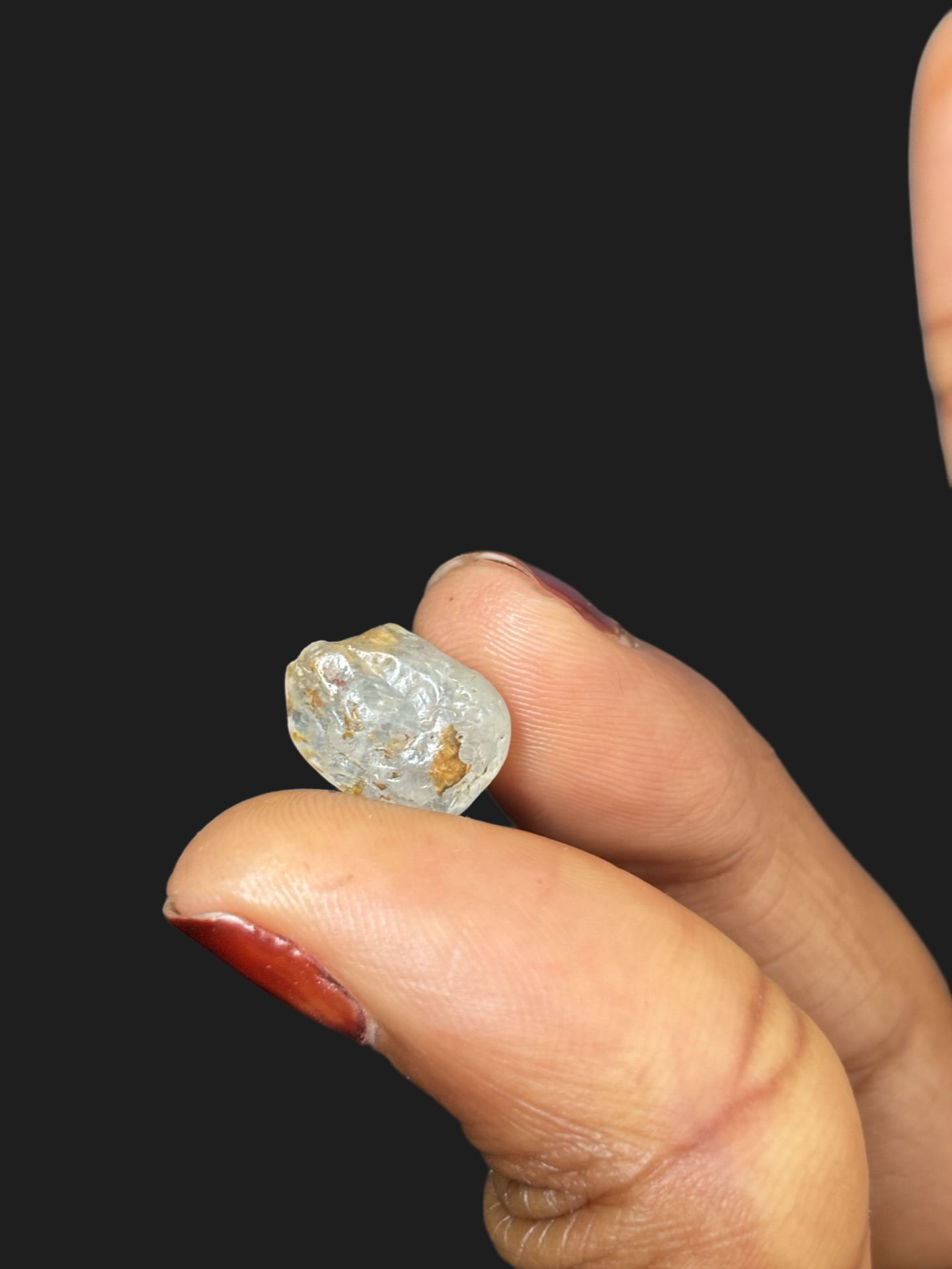 Extremely Rare 7.55ct Raw Uncut Unheated White Sapphire Facetable Gem-Quality Corundum – Cowee Valley, North Carolina