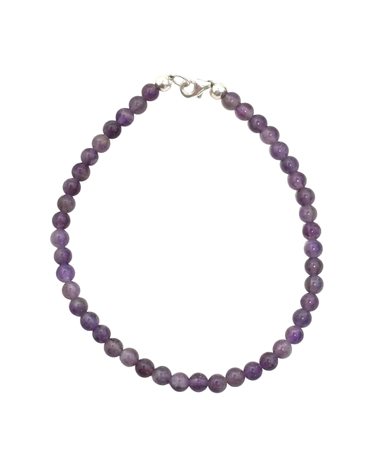 Lucid Love - Faceted Amethyst Gemstone Bracelet