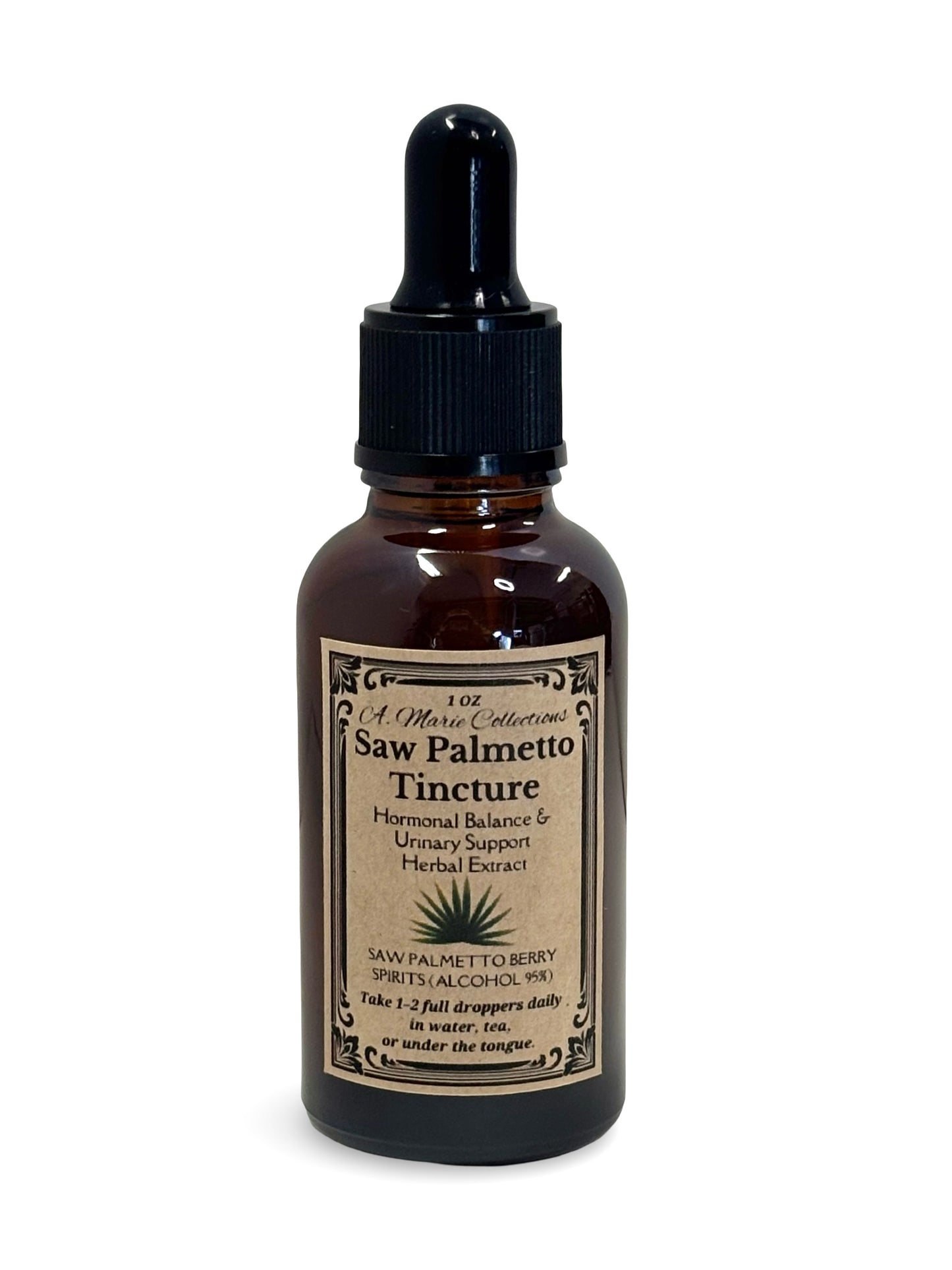 Saw Palmetto Tincture - Hormonal Balance, Prostate Wellness, & Urinary Support