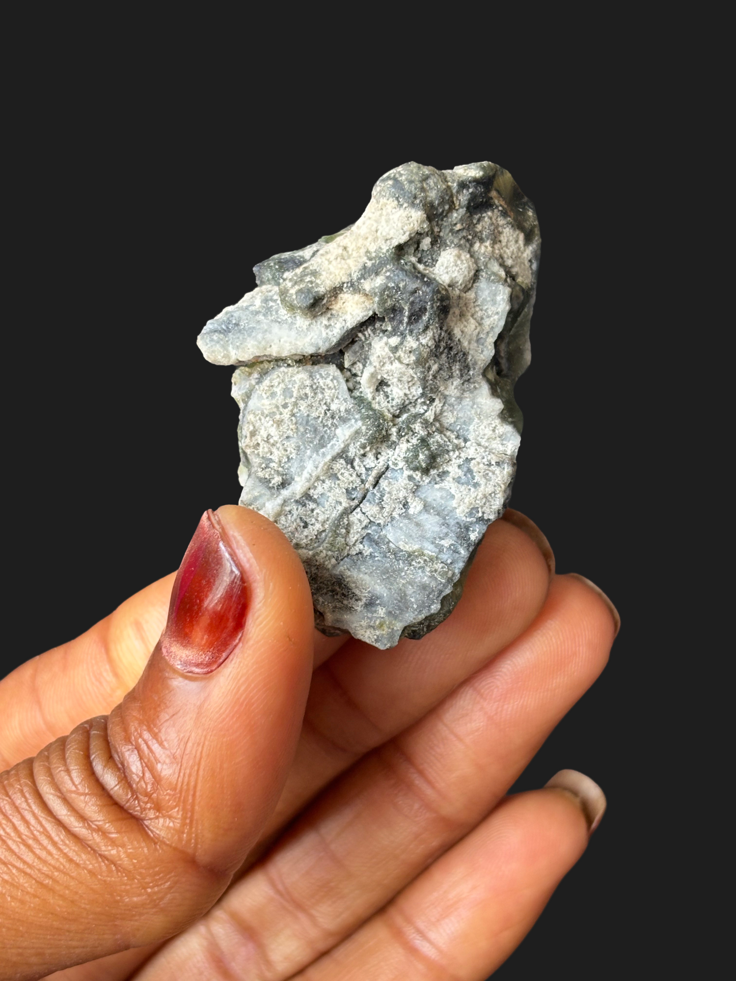 Rare Green Wavellite with Botryoidal Clusters Layered in Quartz Veins – Mauldin Mountain, Arkansas