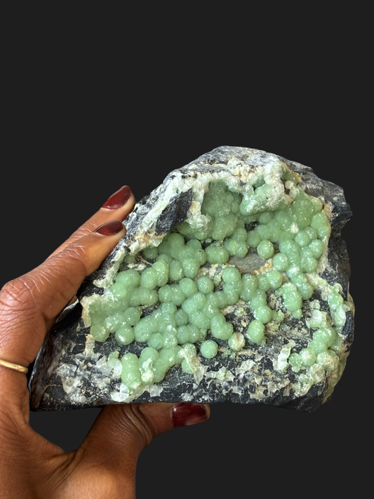 Museum-Quality Green Wavellite with Bold Shimmering Botryoidal Formations  – Mauldin Mountain, Arkansas