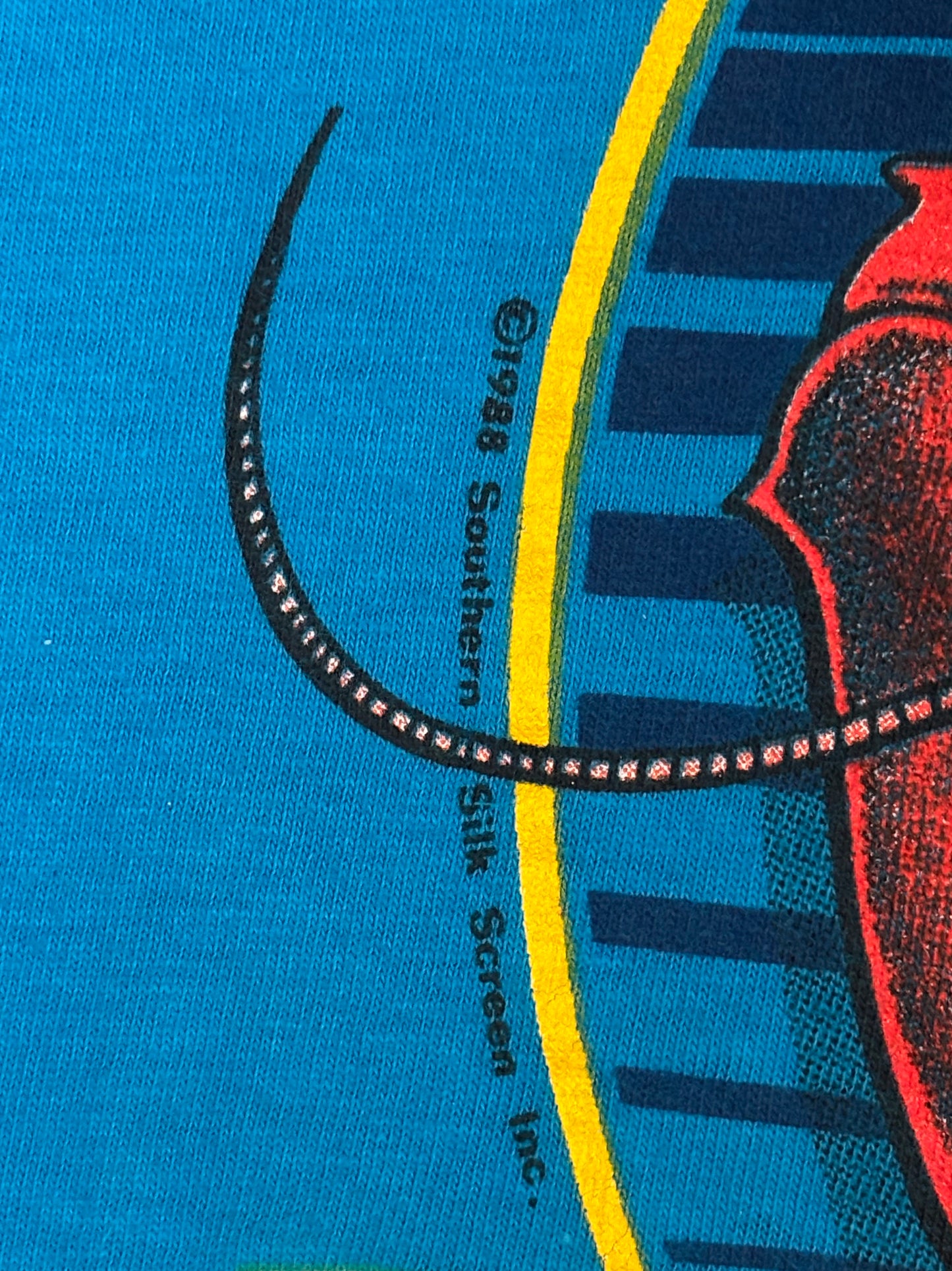 Vintage Maine Lobster Company 1988 Southern Silk Screen Inc. Graphic T-Shirt Size XL