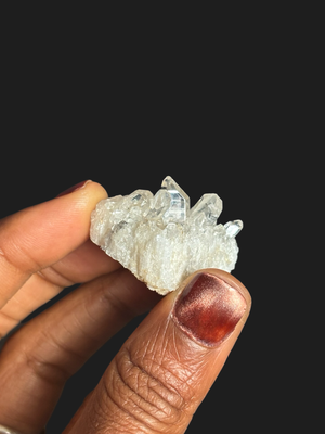 Small Radiant Clear Quartz Cluster with Water Clear Points – Mt. Ida, Arkansas