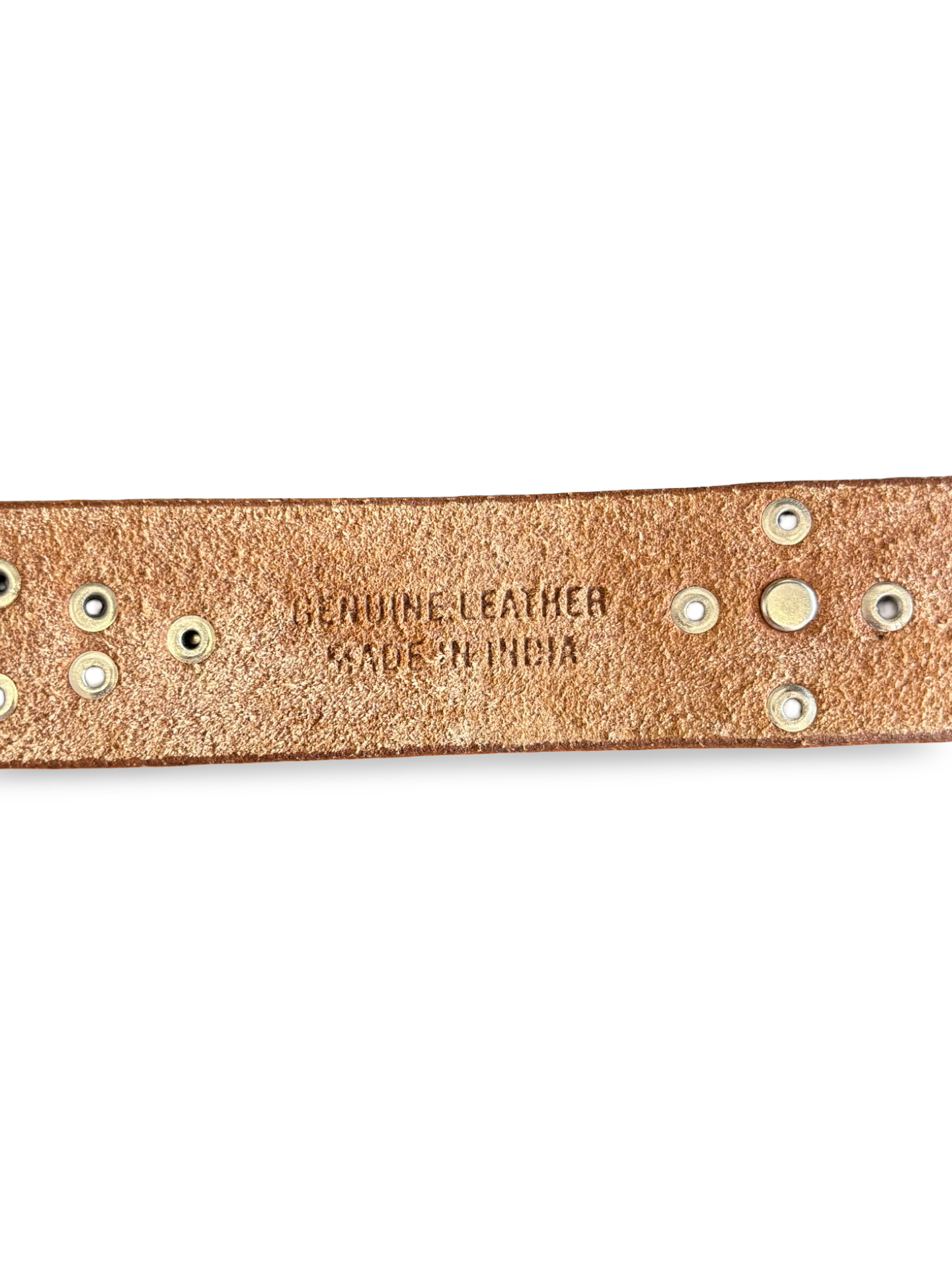 Vintage Guess Western Cowgirl Rhinestone Leather Belt Size S