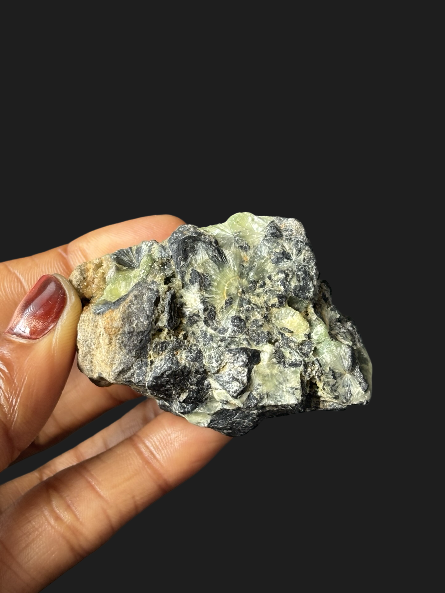 Dazzling Wavellite with Sparkling Druzy, Cat’s Eye, & Botryoidal Formations on Chert and Novaculite  – Mauldin Mountain, Arkansas