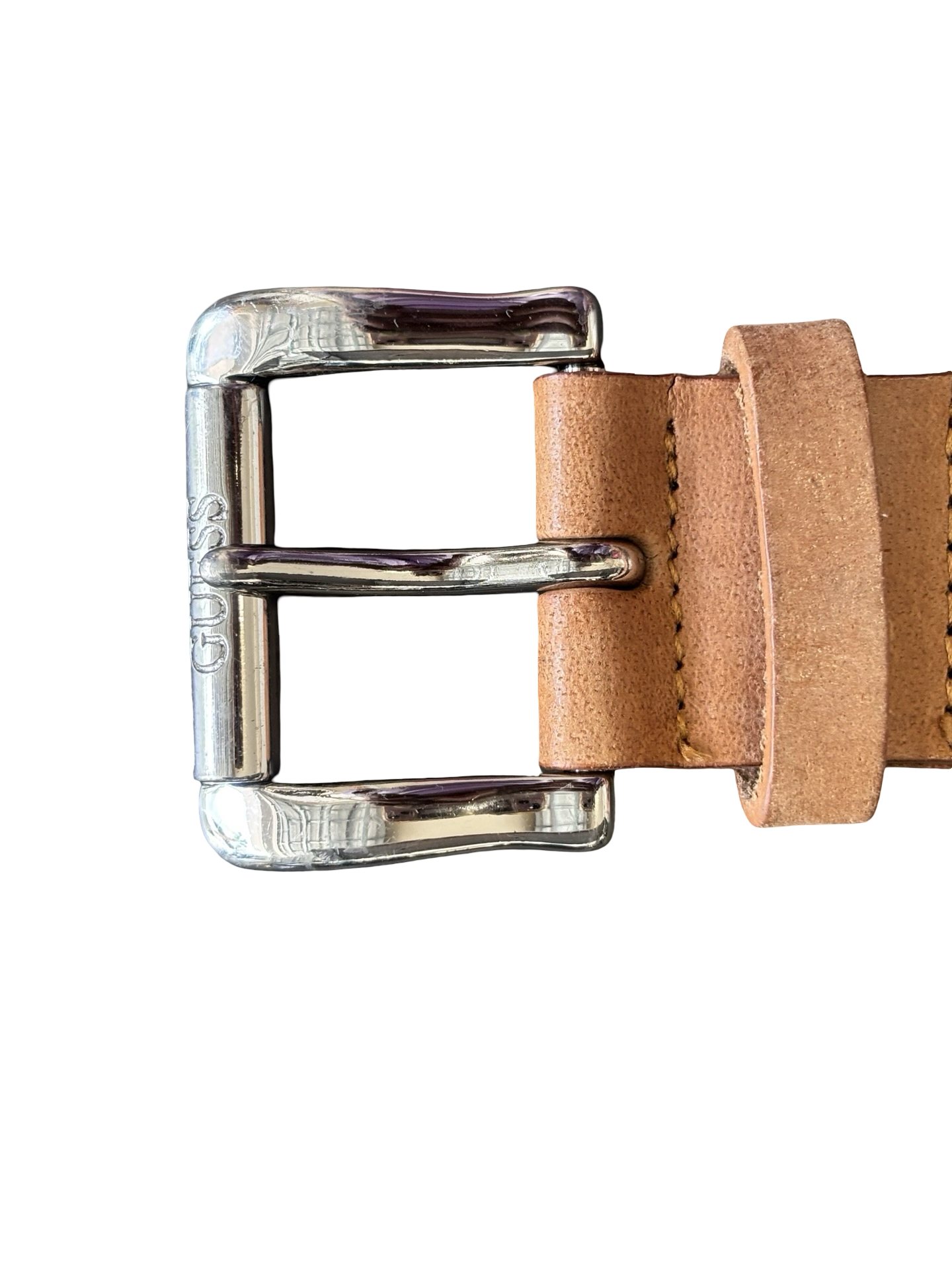 Vintage Guess Western Cowgirl Rhinestone Leather Belt Size S