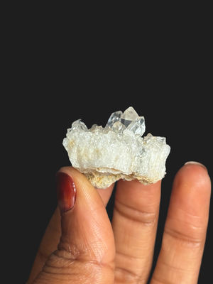 Small Radiant Clear Quartz Cluster with Water Clear Points – Mt. Ida, Arkansas