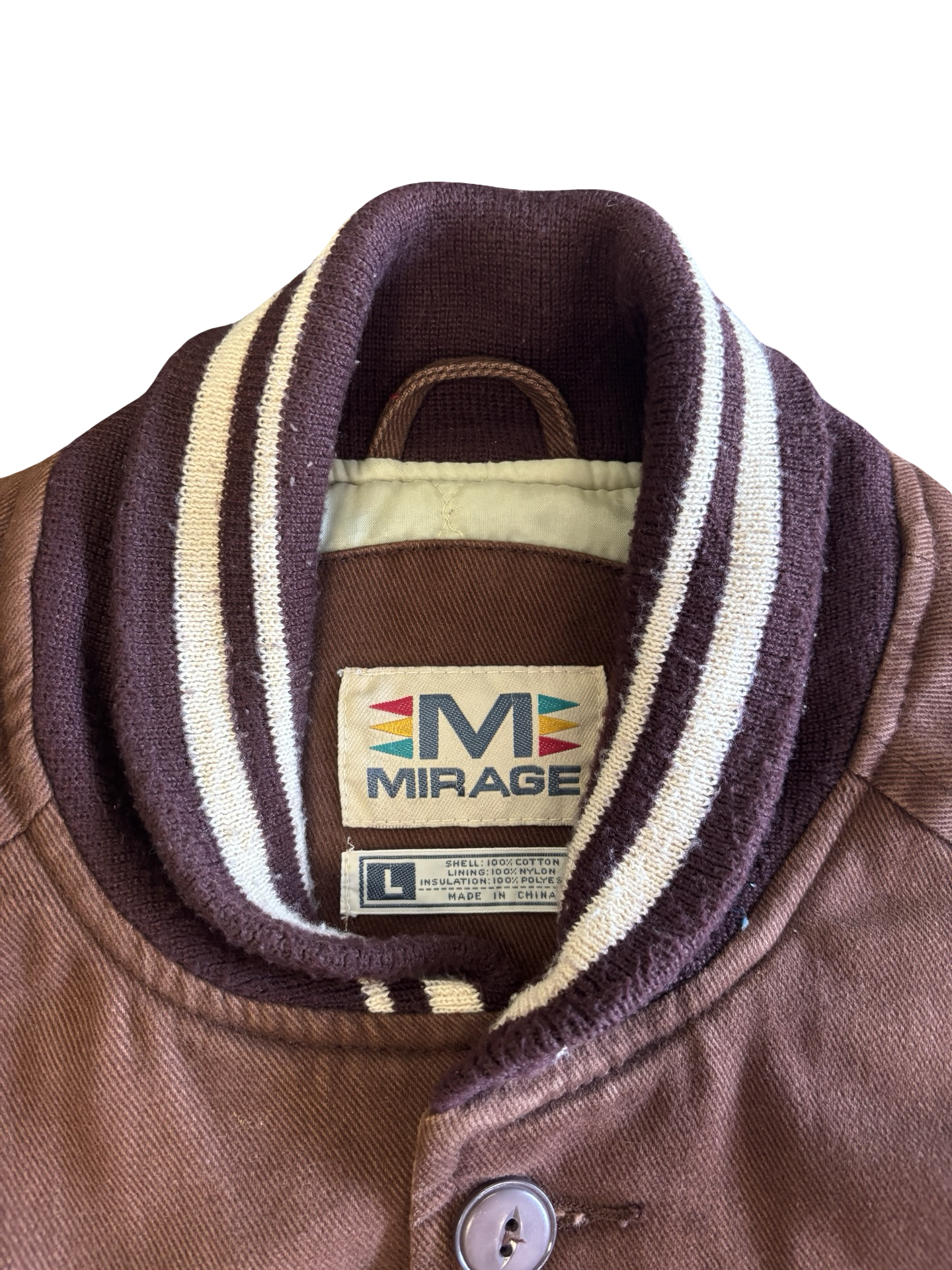 Rare Vintage 90's NFL Cleveland Browns Denim Embroidered Football Jacket Size L