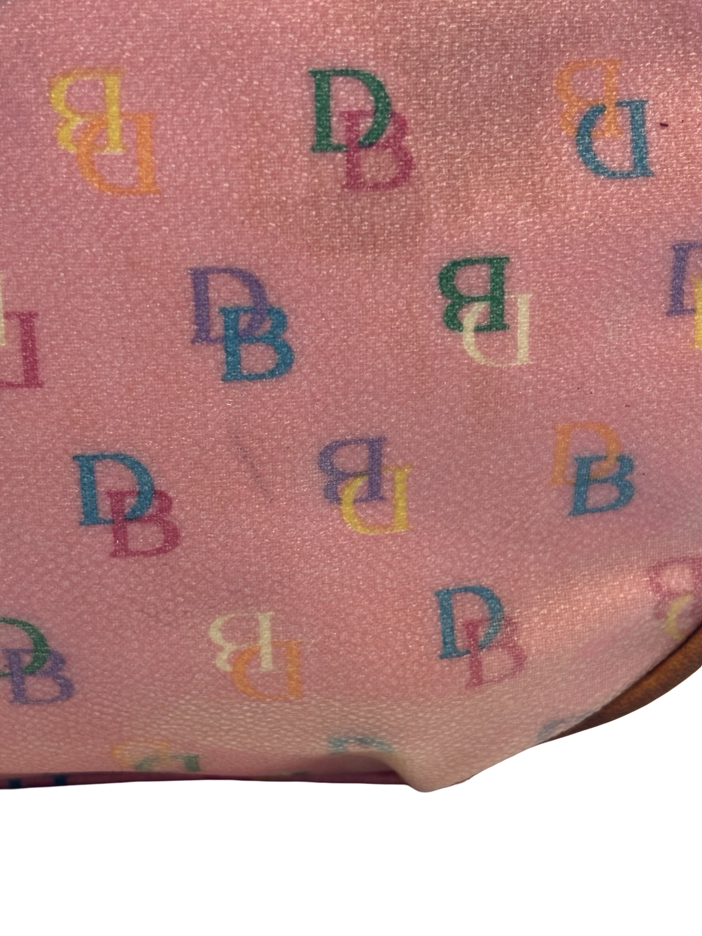 Y2k Vintage Pink Dooney & Bourke Round Mini Backpack Purse