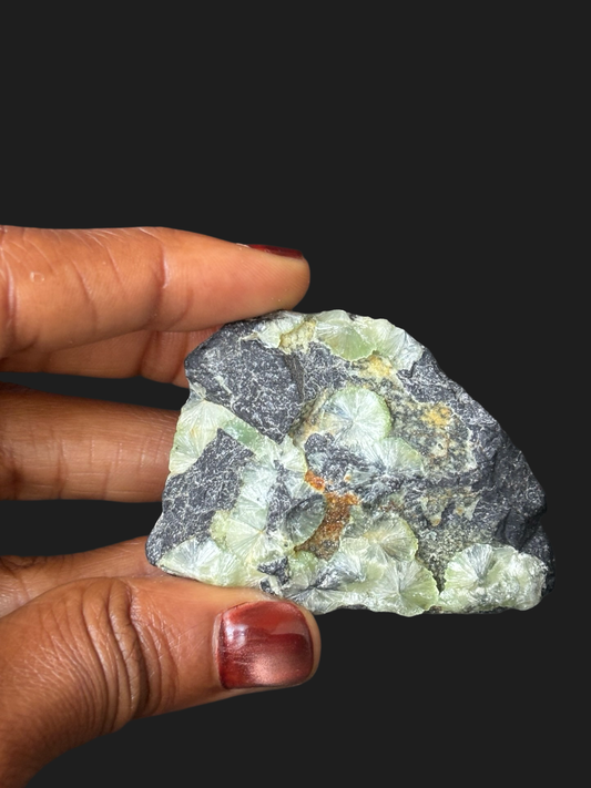 Druzy Wavellite Specimen with Cat Eye Crystals & Iron Deposits – Mauldin Mountain, Arkansas