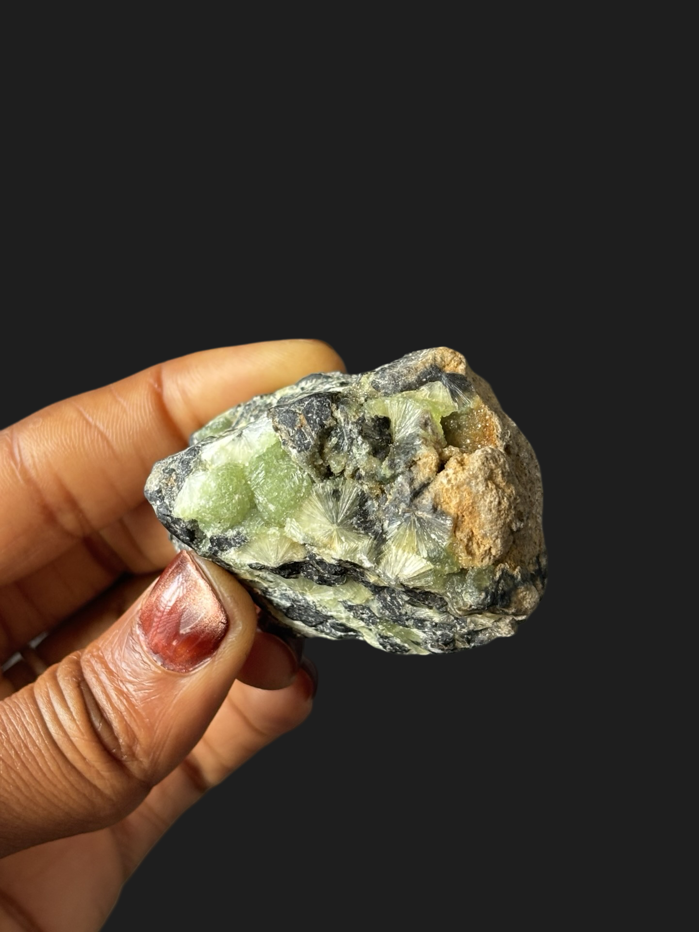 Dazzling Wavellite with Sparkling Druzy, Cat’s Eye, & Botryoidal Formations on Chert and Novaculite  – Mauldin Mountain, Arkansas